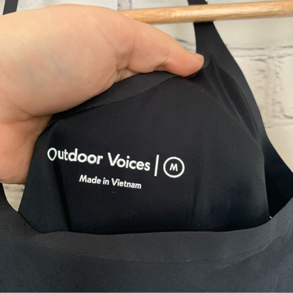 Outdoor Voices The Exercise Dress Black Size Medium - Picture 8 of 11